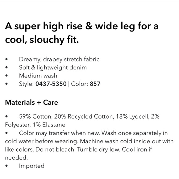 AE Dreamy Drape Stretch Super high waist wide leg jeans  6R - Picture 7 of 10